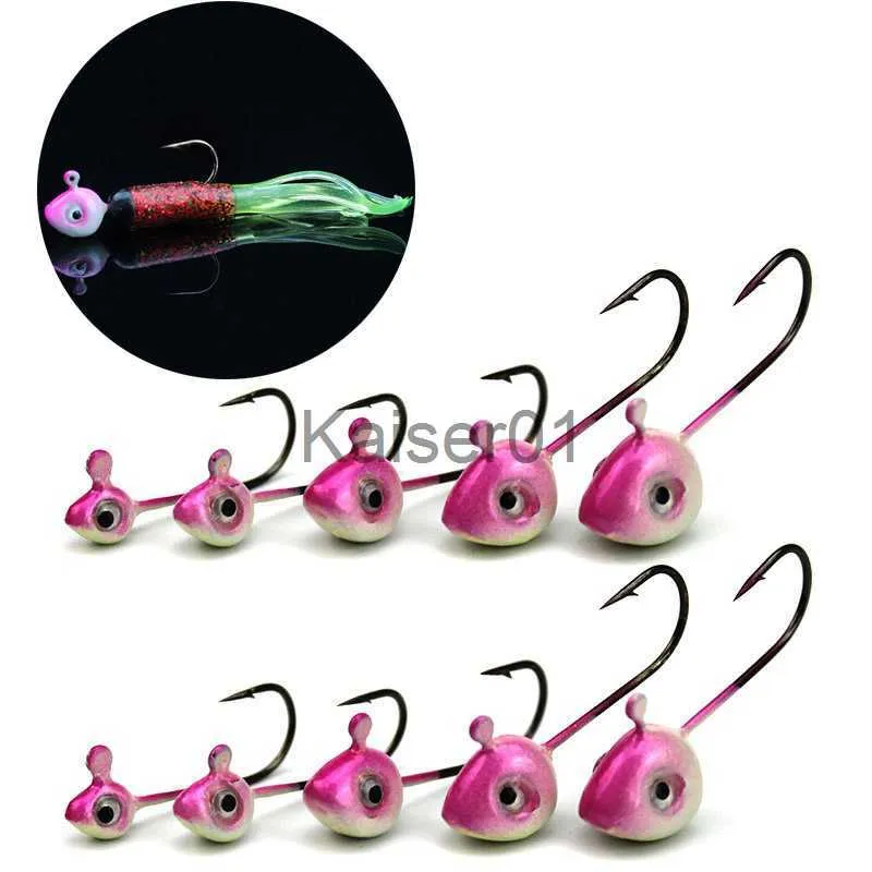 Fish Hooks Pink Fish Set Mini Jig Fishhook Head Hook Simulation Bait Jigs  For Artificial Lures, Worm Grub And Anzol Para Pesca Available In 1g, 2g 5g  Sizes X0822 From Kaiser01, $11.56