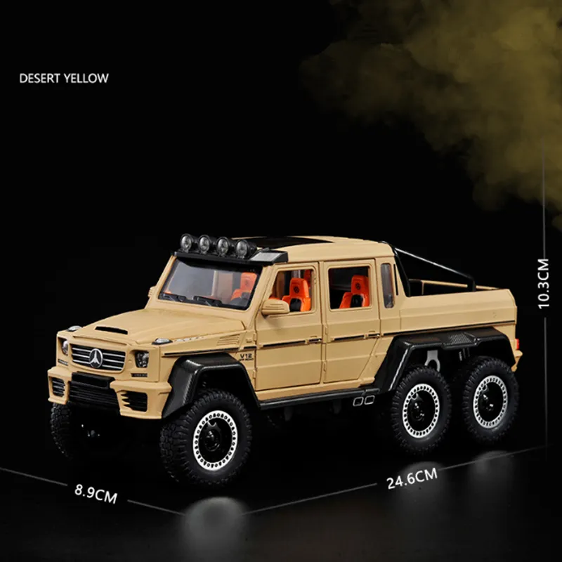 Diecast Model 1:20 G65 G63 6 6 Big Tire Alloy Car Off Road Diecast Model 1:20 G65 G63 6 6 Big Tire Alloy Car Off Road