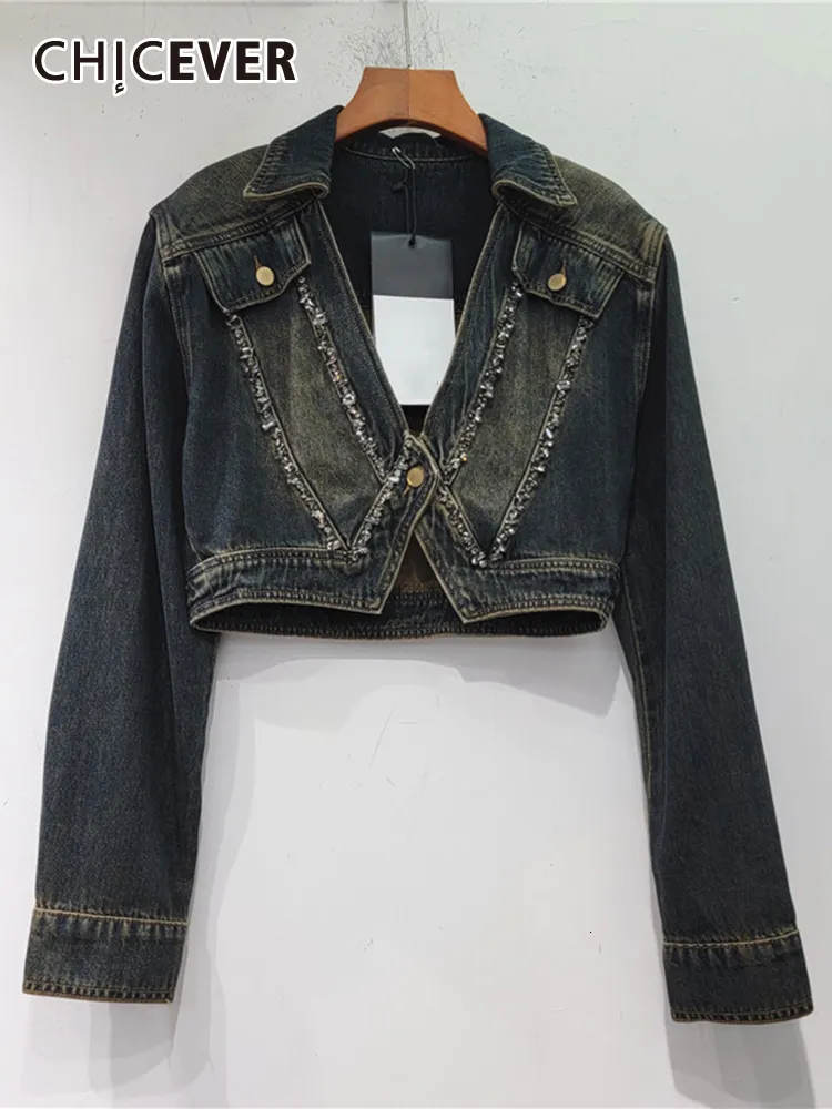 Patchwork Charming Lapel Coats Patchwork Charming Lapel Coats