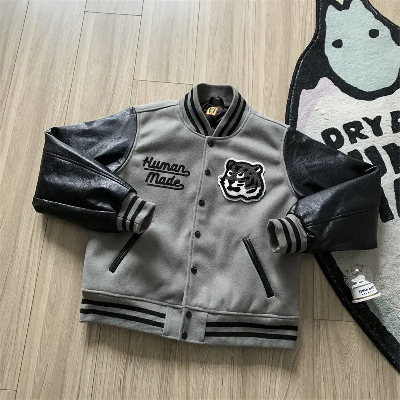 Mens Jackets Tiger HUMAN MADE Baseball Jackets Men Women