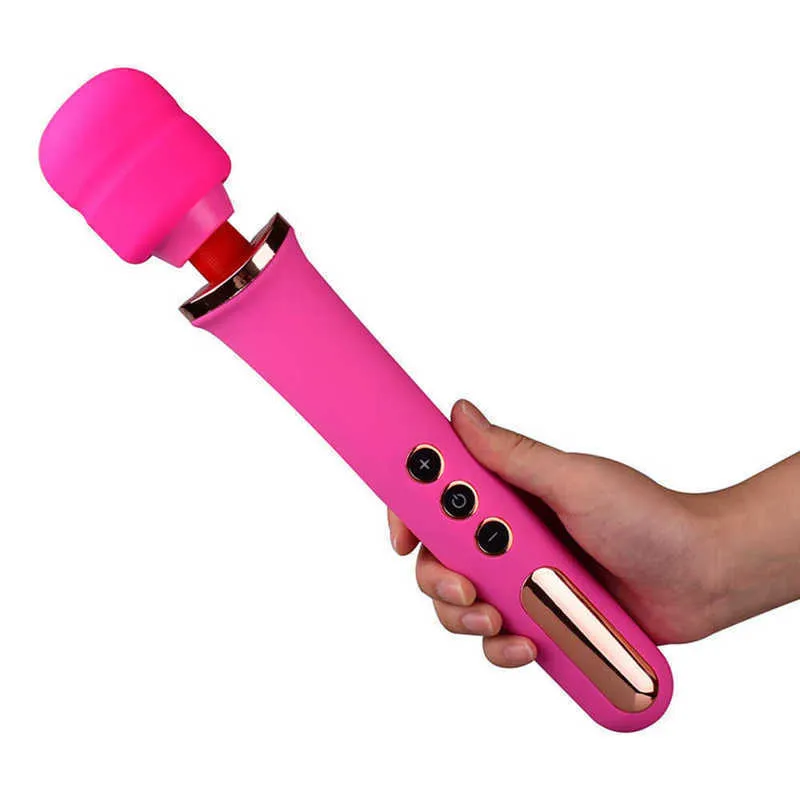 Grote AV -stick USB -laad vibrator vrouwelijke masturbator volwassen productkleur