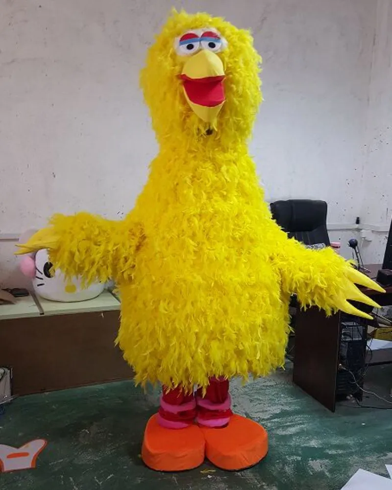 Giant Yellow Bird Mascot Costume - Animal Carnival, Halloween Party ...
