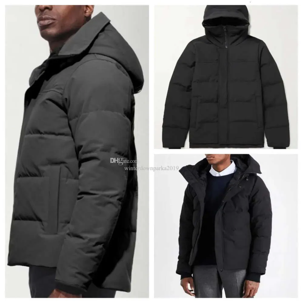 Goode Designer Herren Down Jackets Weiß Entenwindbrecher Männer Parkas Jacke Kragen Winterpuffer Real Wolf Pelz Mantel Arktische Kapuzeverkleidung