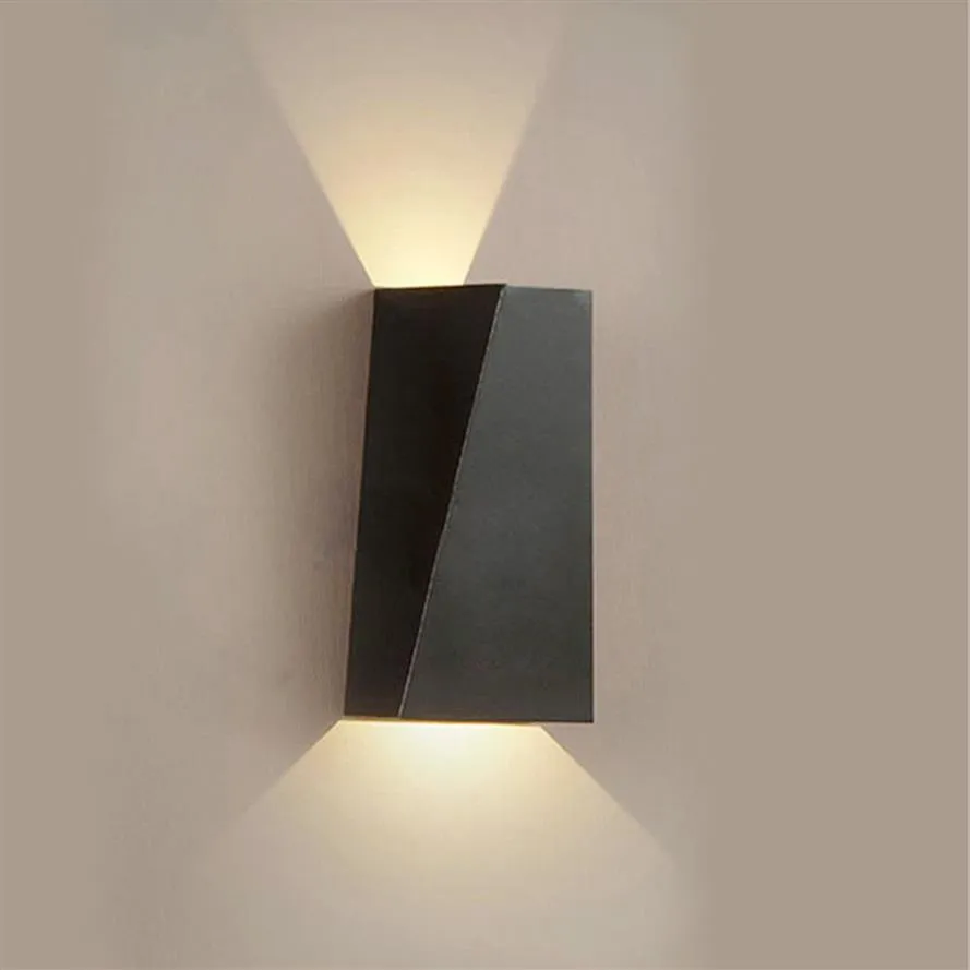 1PC 6W Luminária de arandela de parede LED interna até a lâmpada de parede para o quarto Staircase291a da sala da sala de estar