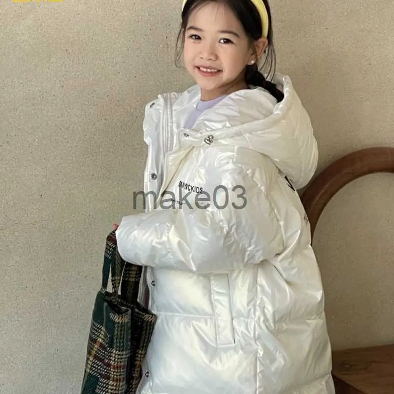 Manteau d'hiver enfants blanc canard longue doudoune enfants vêtements filles veste vêtements manteau combinaison de neige vêtements d'extérieur pardessus costume de neige J230823