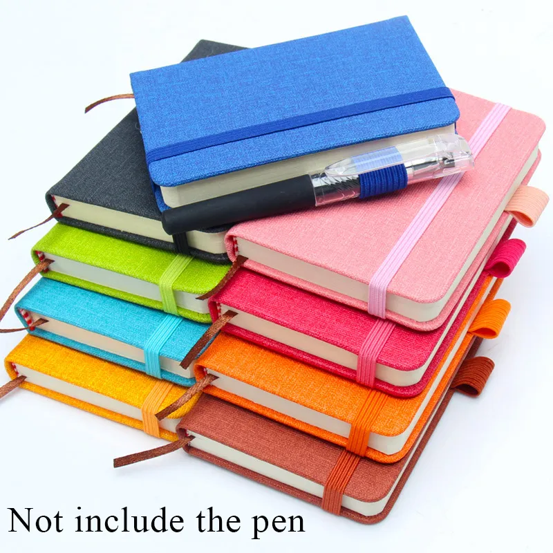 A7 Mini Notepbook Portable Pocket Notepad Solid Color Daily Weekly Planna Планировщик ноутбуков канцелярские товары канцелярские товары офисные школьные принадлежности