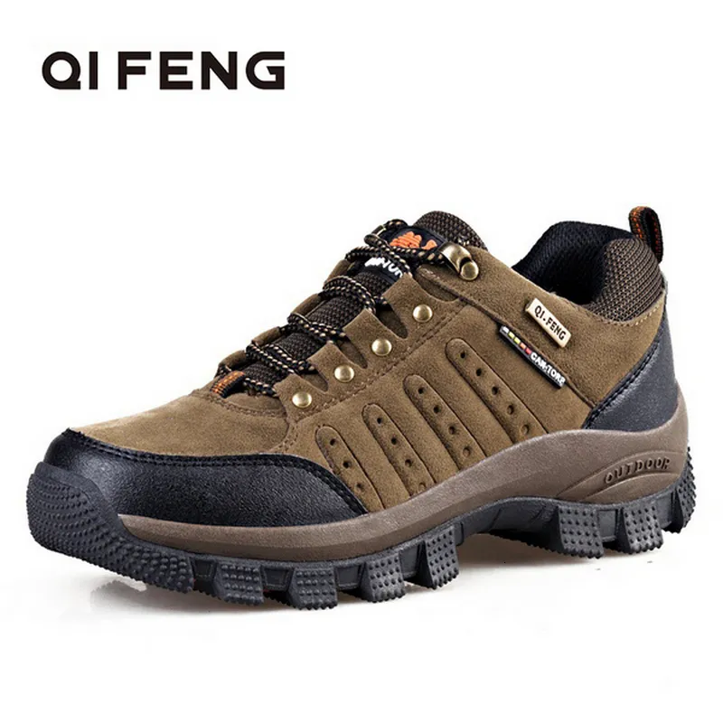 Safety Shoes Men Women Outdoor Hiking Boots Couples Mountain Climbing shoes High Quality Sports Trekking Footwear Work 230822