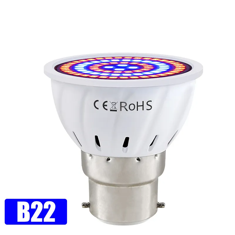 Full Spectrum LED Grow Light Bulb E27 E14 GU10 MR16 B22 220V Greenhouse ...