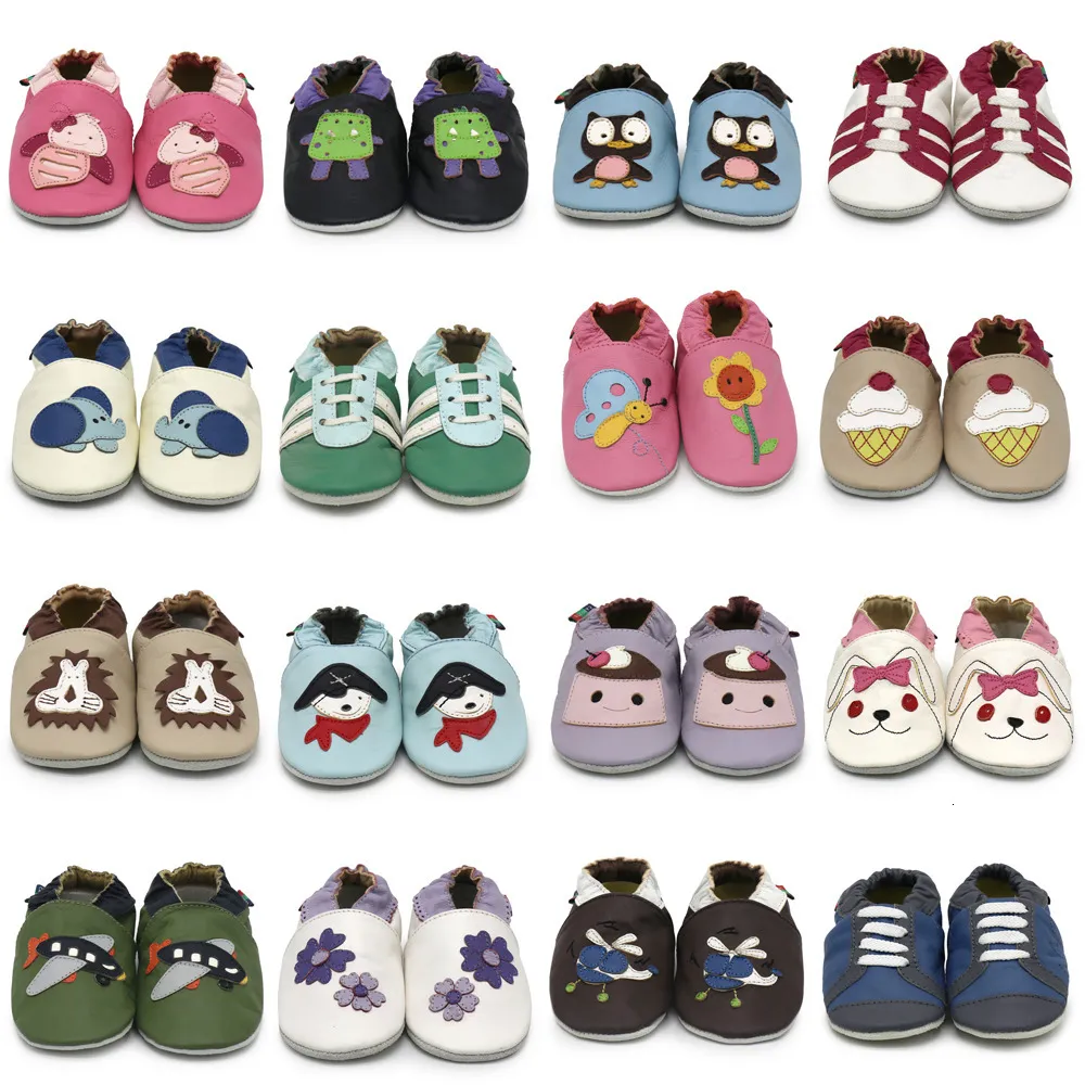 First Walkers 001Carozoo Infant Shoes Toddler Slippers Soft Sheepskin Leather Baby Boys First Walkers Girl Children s 230823