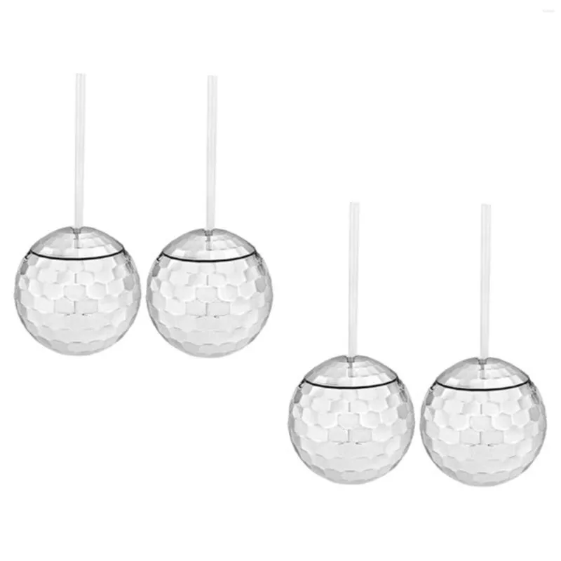 Coffee Pots Set Of 4 Disco Ball Cup Glitter Flash Cocktail Tea Bottle Party Supplies Unique For Drinking Beverage C