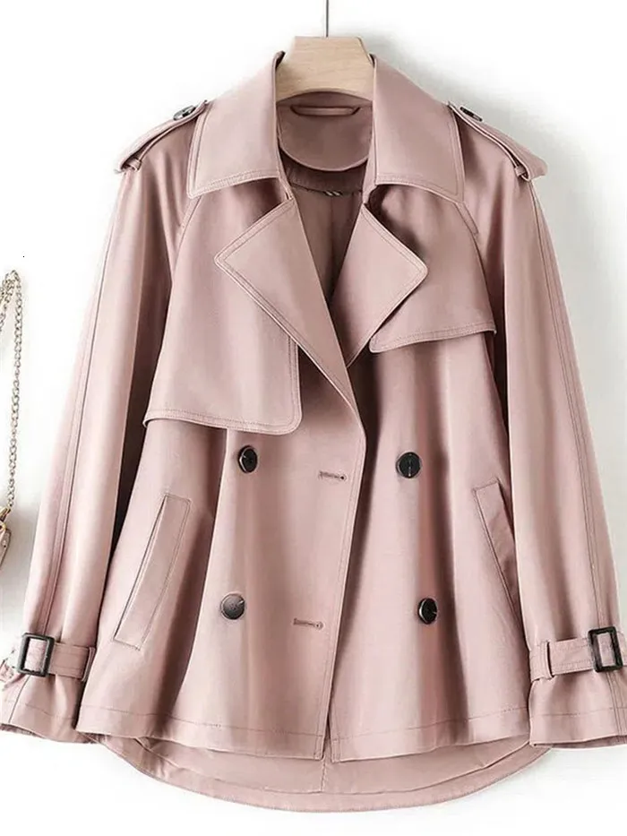 Stylish Women's trench jacket - Short Windbreaker for Stylish Women's trench jacket - Short Windbreaker for