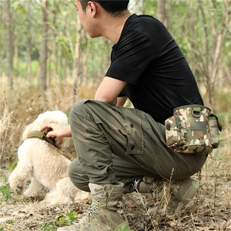 Pochette de taille tactique pour chien, sac de chasse militaire, entraînement, friandises, appâts, alimentation pour animaux de compagnie, sacs à gants de marche pour animaux de compagnie