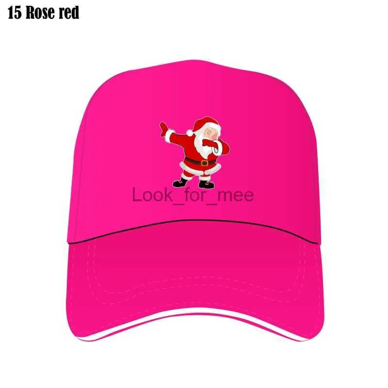 Dabbing Santa Bill Hats Funny Santa Claus Christmas Dab Bill Hat Black Bill Hats Cartoon Custom Hat Men unisex Ny mode Bill HKD230823