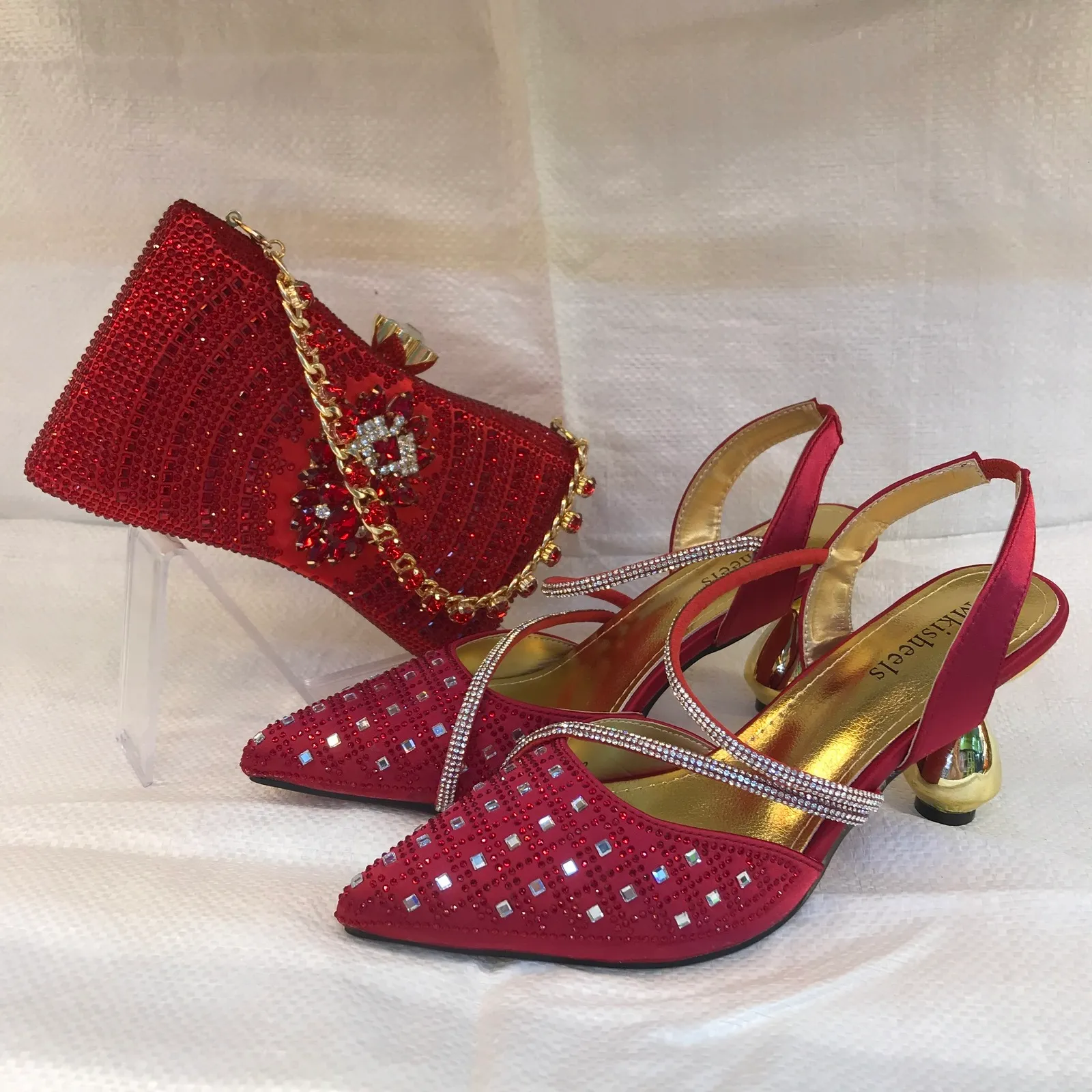 Dress Shoes Unique Ladies Heel With Match Lady Bag... From Ashoesfactory,  $51.71 | DHgate.Com