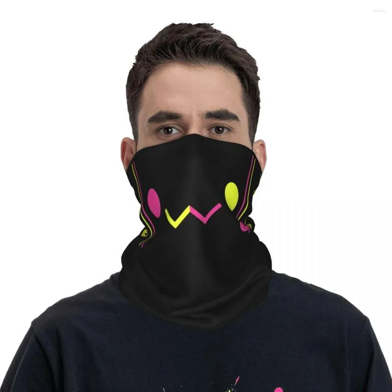 Sjaals Bibi Hololive Tokoyami Towa Bandana Neck Gaiter Gedrukt Mask Sjalf Warm Balaclava fietsen voor mannen Vrouwen volwassen winter