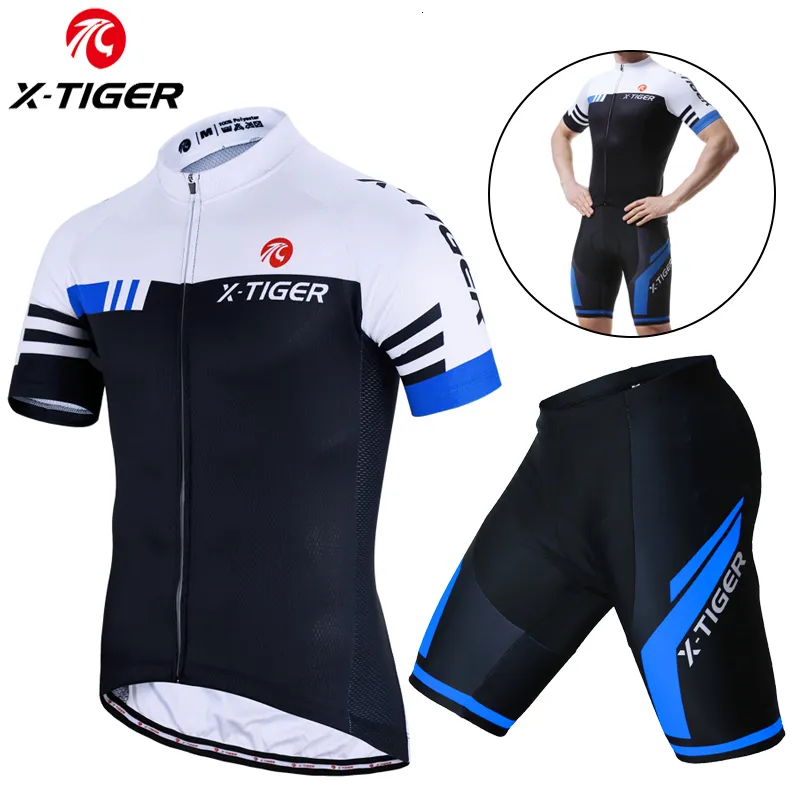 Rowerowe koszulki setki Xtiger Zestaw Męski Sport Outdoor Sport Rower Ubranie ubrania oddychające ubrania rowerowe MTB Suit 230823