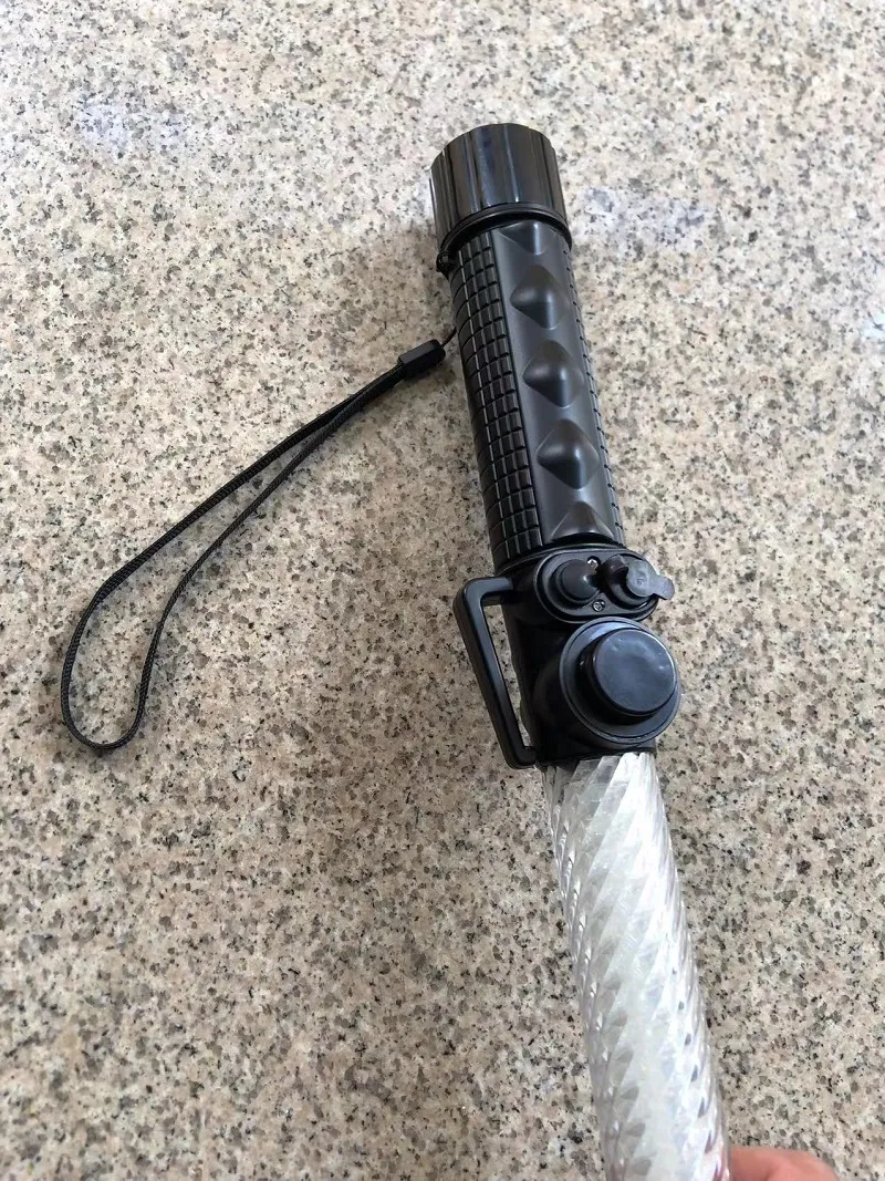 54cm LED Road Traffic Batons Whistle Flashing Esc Indicator Light For