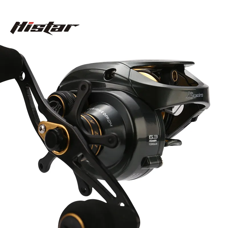 Visaccessoires Histar Long Casting 6,5 1 12kg Drag Power High Ratio 10 1 BB Metalen Body Raytheon Baitcasting Reel 230822