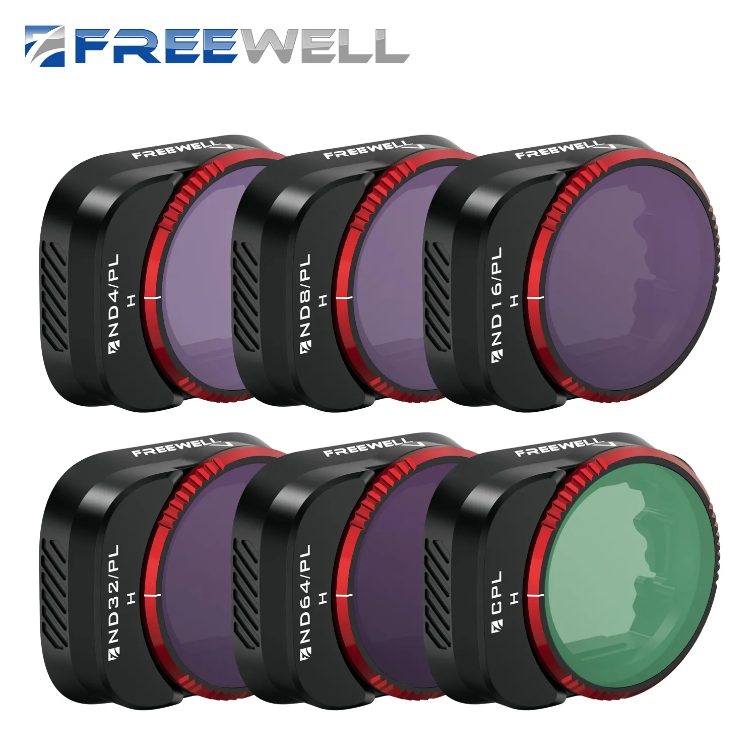 Diğer Kamera Ürünleri Freewell Parlak Gün 6 Pack ND PL Filtreleri Mini 3 Pro Mini 230823 ile Uyumlu