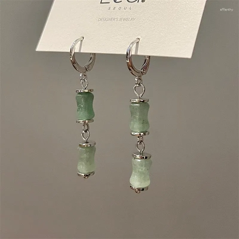 Boucles d'oreilles à dos Unique, Design haut de gamme, Clip Vintage sur Joint en bambou, bijoux pour femmes