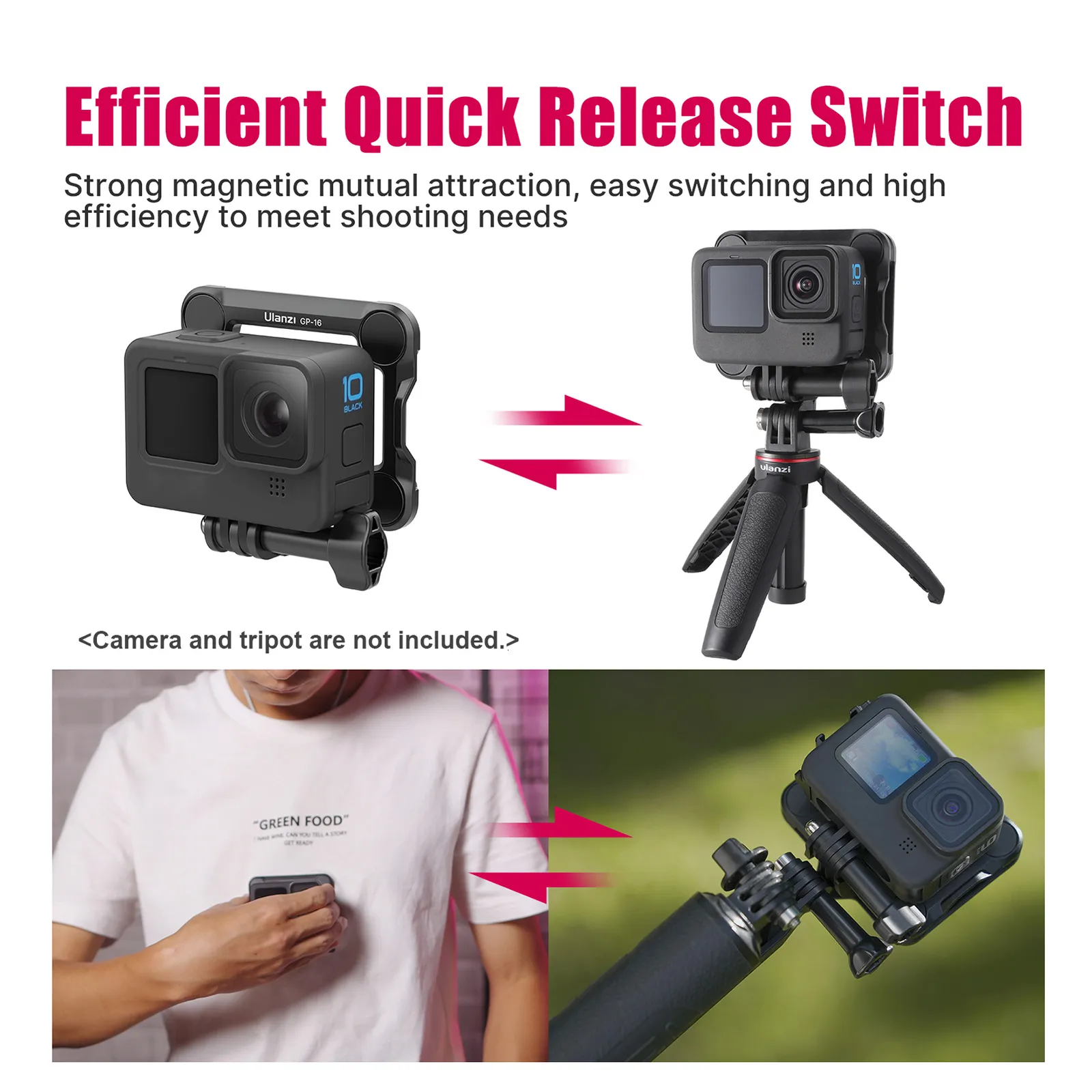 DHgate.com:Ulanzi GP 16 Magnetic Quick Release Sports Mount for  