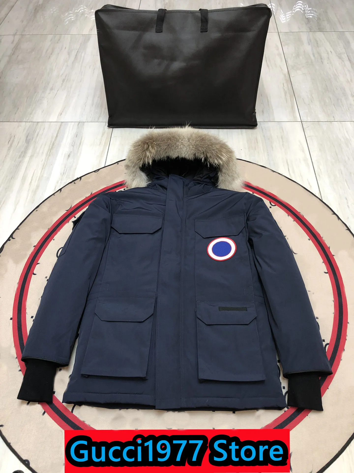 Parkas Coats męscy projektanci damskiej kurtki veste homme zima fur