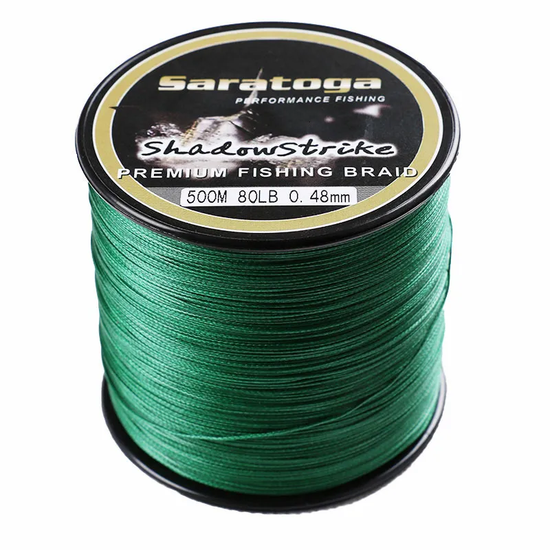 DORISEA Saratoga 8 Strand Braided Fishing Line Fishing Line Top Quality PE  Multifunctional Fish Wire In 5 Sizes 500m, 6LB 300lb From Ren05, $16.65