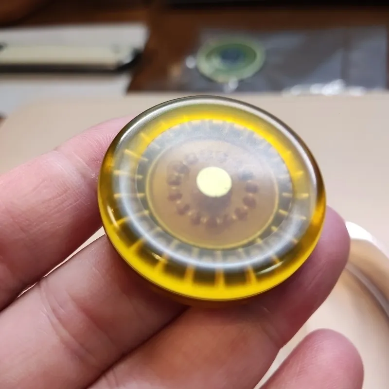 Спиннинг верхний эст DIY Механический ручный ползунок EDC Fidget Toys для взрослых магнитов Спиннерные кольца для рельефного стресса.