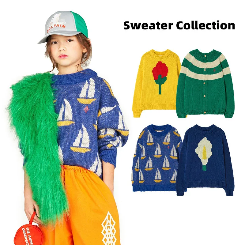 Pullover 2023TAO AutumnWinter Children's sweater long sleeve Tshirt 230823