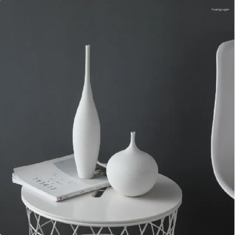 Vasen Jingdezhen moderne minimalistische handgefertigte Kunst Zen Vase Keramik Ornamente Wohnzimmer Model Home Dekoration