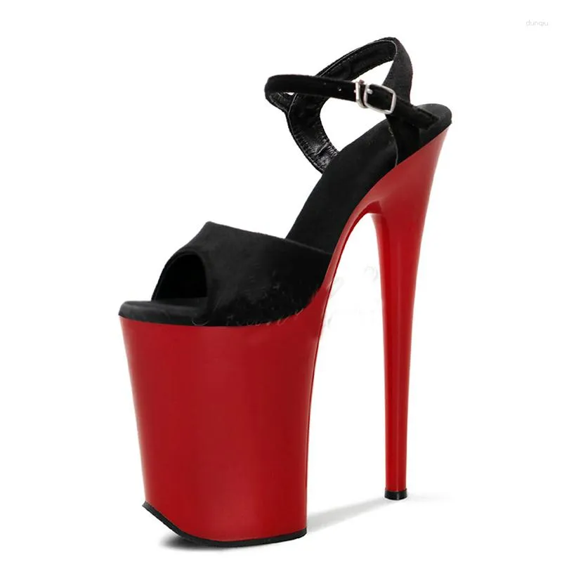 DHgate Suede High Heel Platform Dance Shoes with 9 inch Heels for Women Exotic Style Shoes Accessories