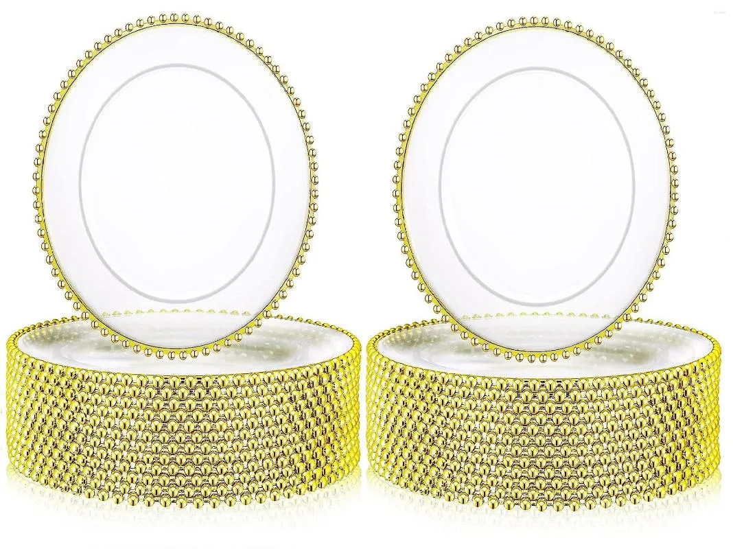 Clear charger plates bulk top