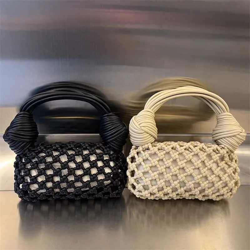 Italy Jodie Handbag Summer New Lamian Noodles Style Handheld Woven Knot Bag Cloud Bag Women's Bag Five Thousand and One Hundred