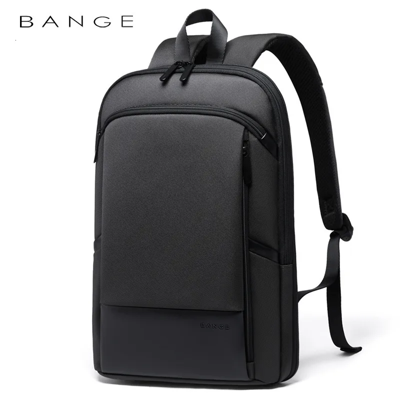 Canvas Laptop Backpack For Men Women, Business Rucksack College Computer Bag Fits 15.6 Inch Laptop With USB Charging Port (Black, 15.6 Inch - View #7