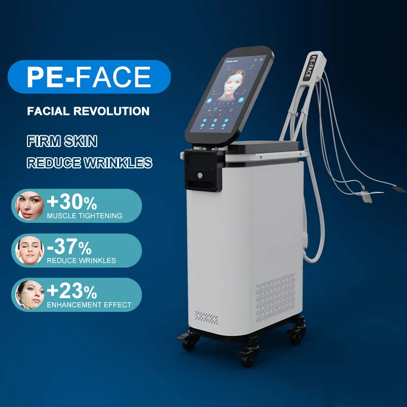 Non Invasive Emslim Vline Face Rejuvenation Wrinkle Remover EM Peface Vline Face Lifting EMS Machine PEFACE For Facial Lifting