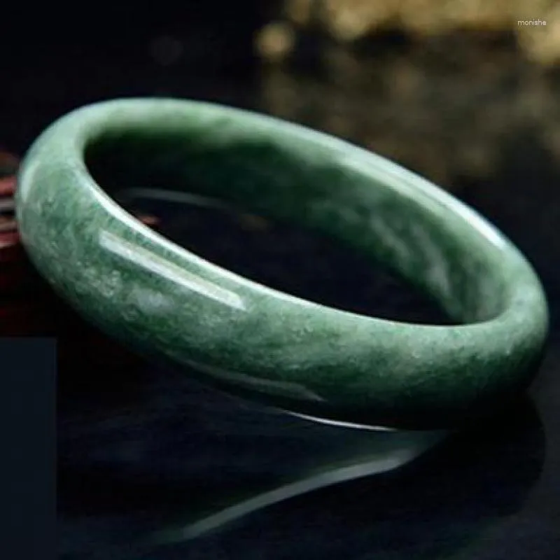 Bangle Natural Jade Women Men Genuine Jadeite Fine Jewelry Gift For Ladies Real Jades Stone Bracelet Accessorie Jewellery