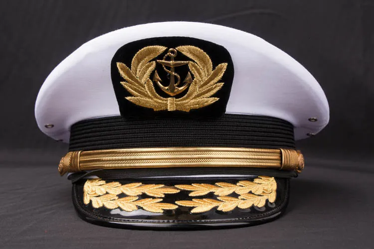 Beralar Tasarımcı Marka Yetişkin Erkekler Denizcilik Büyük Şapka Kapağı Uluslararası Mürettebat Nakış Özel Denizci Ücretsiz Posta Satıyor 230822