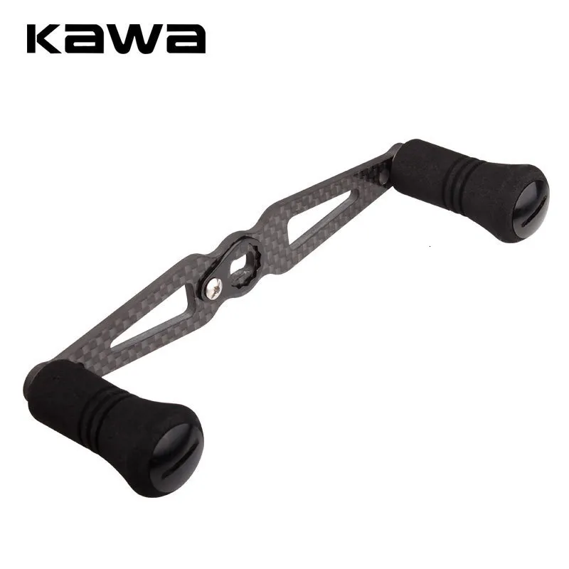 Accessoires de pêche KAWA moulinet carbone poignée longueur 120mm taille du trou 7x4 et 8X5mm costume Daiw Shiman Rocker accessoire 230822