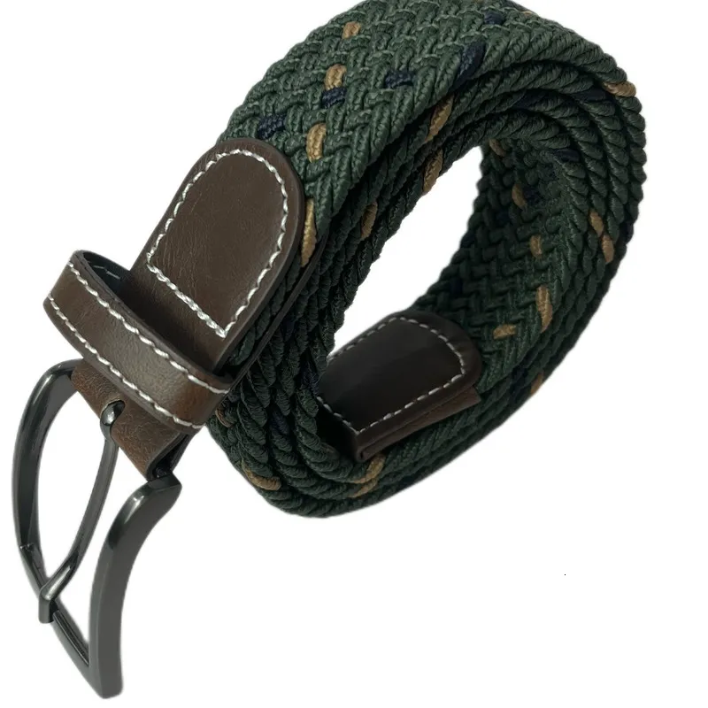 Save Big on Bulk Mens Canvas And Leather Belt Tactical Belts For Men:  Versatile Stretch Canvas Belts For Casual Military Styles, Adjustable  Woven - Main Image