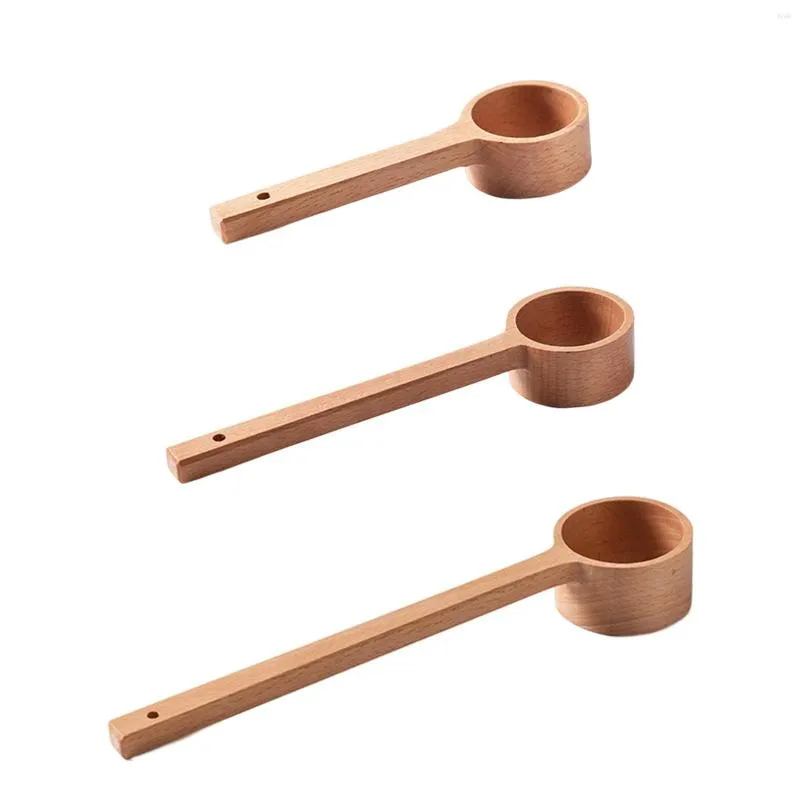 Measuring Tools Wooden Measure Spoon Fittings For Traveling Household Cafe