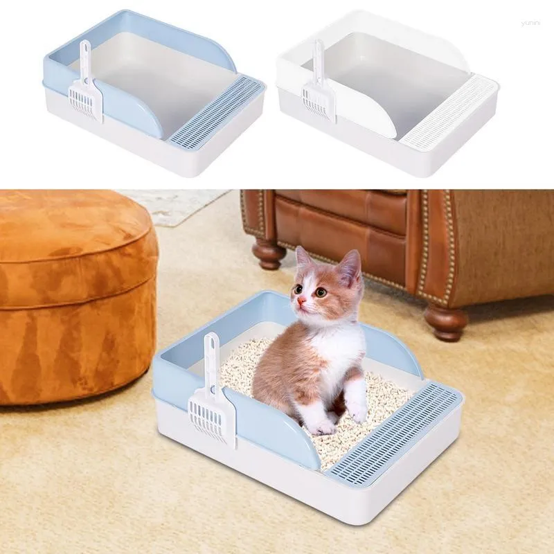 Cat Carriers Toilet Litter Box Prevent Sand Leakage Durable High Side Sifting For Cats