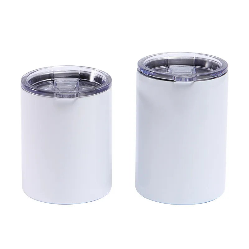 12oz lowball mug tumbler sublimatie blanco roestvrijstalen vacuüm geïsoleerd 16 oz koffiekopje blanco rechte rechters