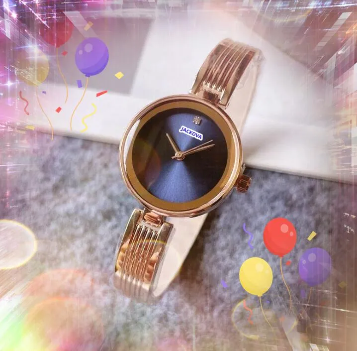 Klasyczny popularny damski zegarek Sapphire Sapphire Mirror Pełny stal ze stali nierdzewnej Centrum Zegar Kwarcowy Ruch Kwarcowy Dobrze wyglądający prezenty bransoletki na rękę