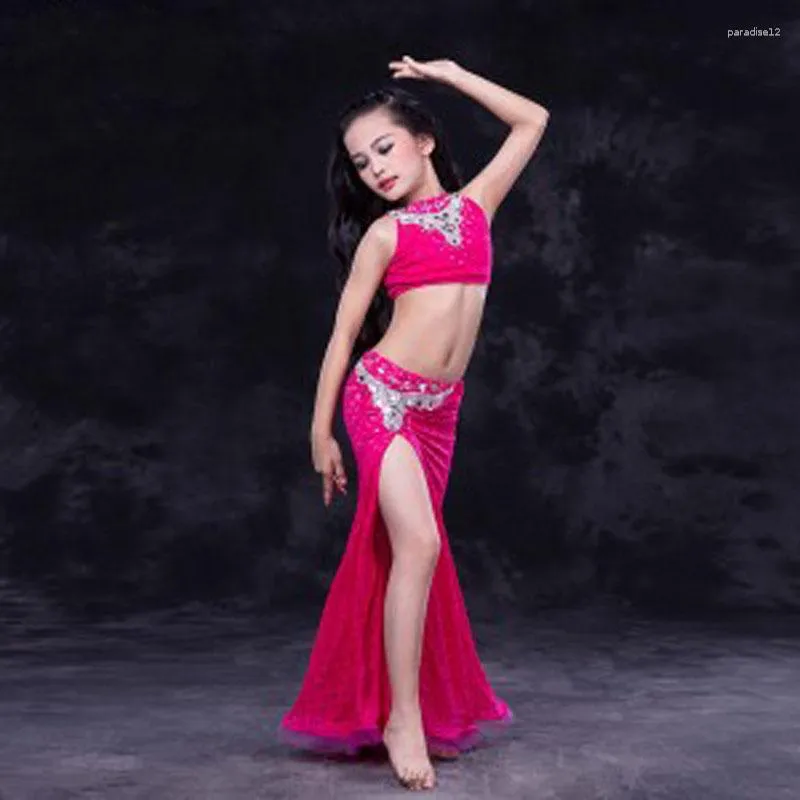 Abbigliamento da palcoscenico sexy di danza orientale sexy abiti da danza orientale per bambini bambini di alta qualità ragazze pancia danzante costumi di costumi