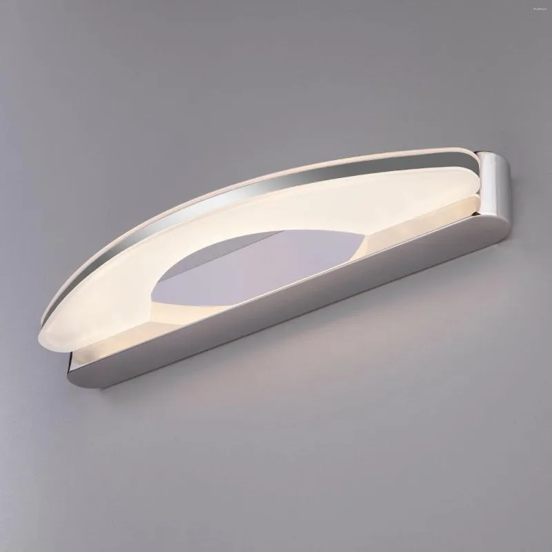 Wandlampe Gees Spiegel leichte LED für Schlafzimmer Bett vorne 8W Weiß schön