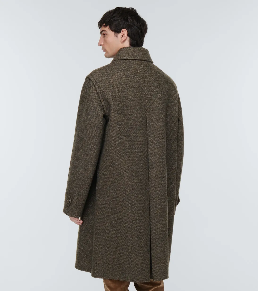 Mens wool cheap mix overcoat
