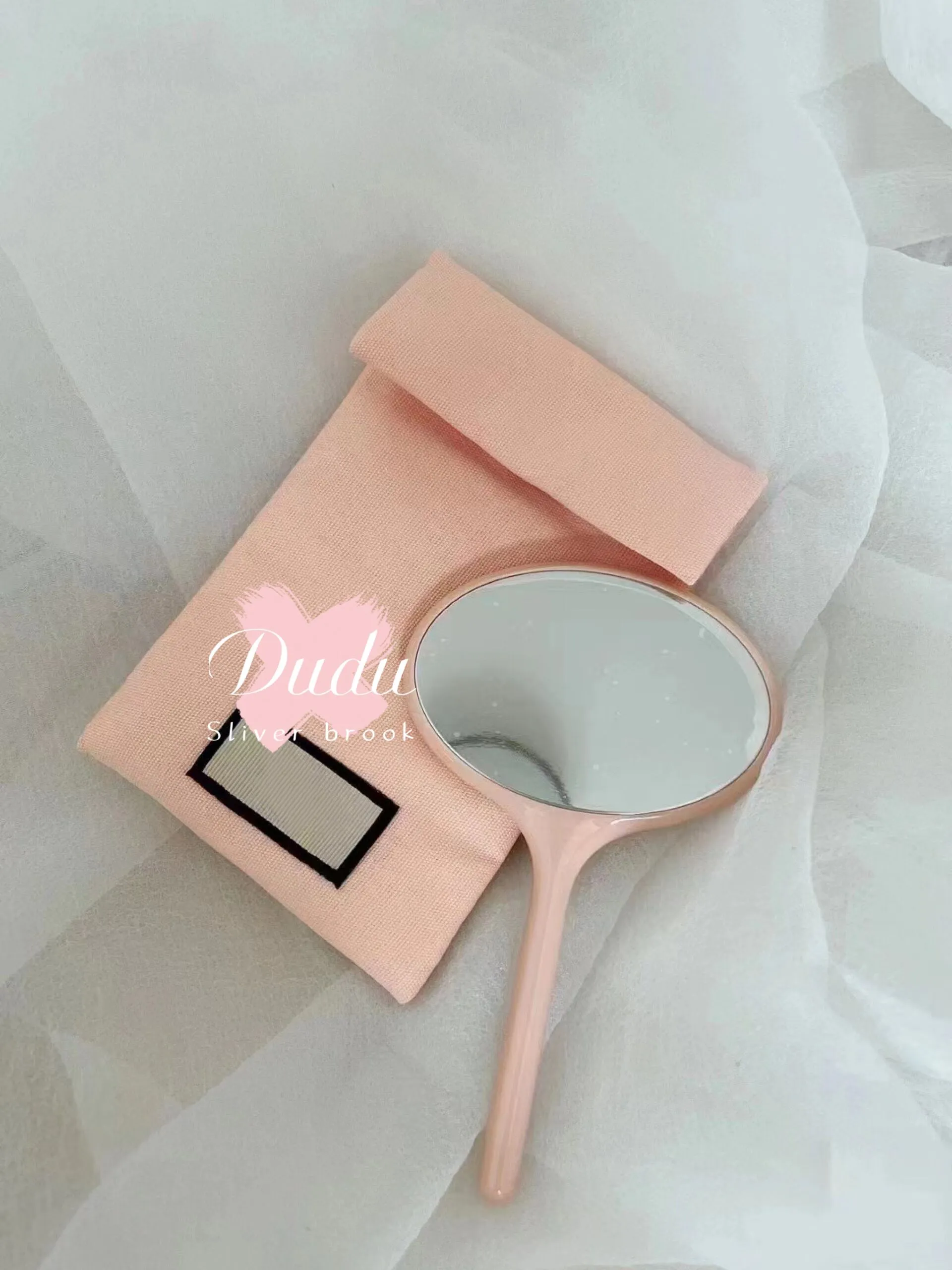 cadeau de maquillage, cadeau de fête, poignée, miroir, collection de mode