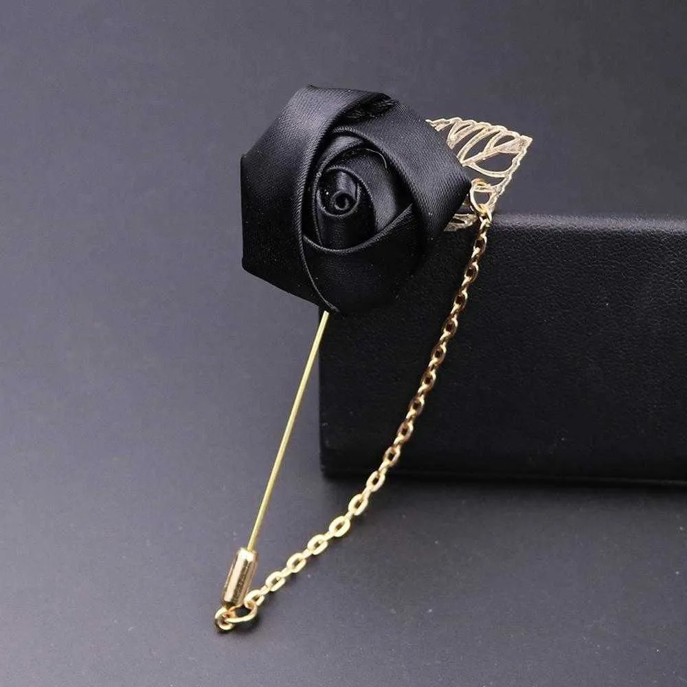Flower Brooch Pins Ticker For Mens Suit Available Fabric Ribbon Tie Pin  Solid Color Lapel Pin For Womens Suits X0822 From Hobo_designers, $7.4