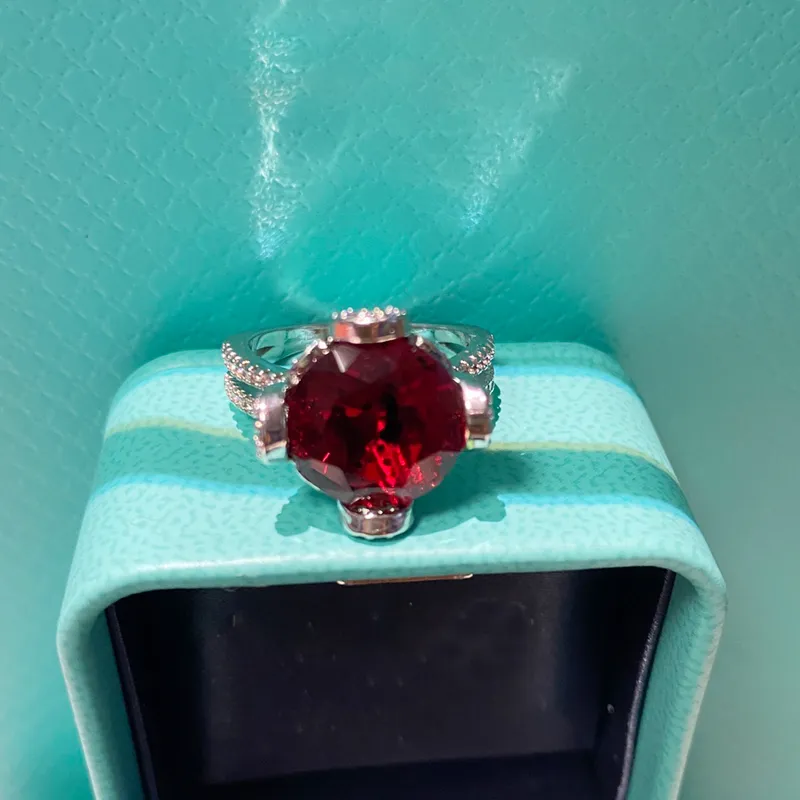 Anéis de designer de luxo 925 Sterling Wedding Bridal Ring Presente do Dia dos Namorados Presente