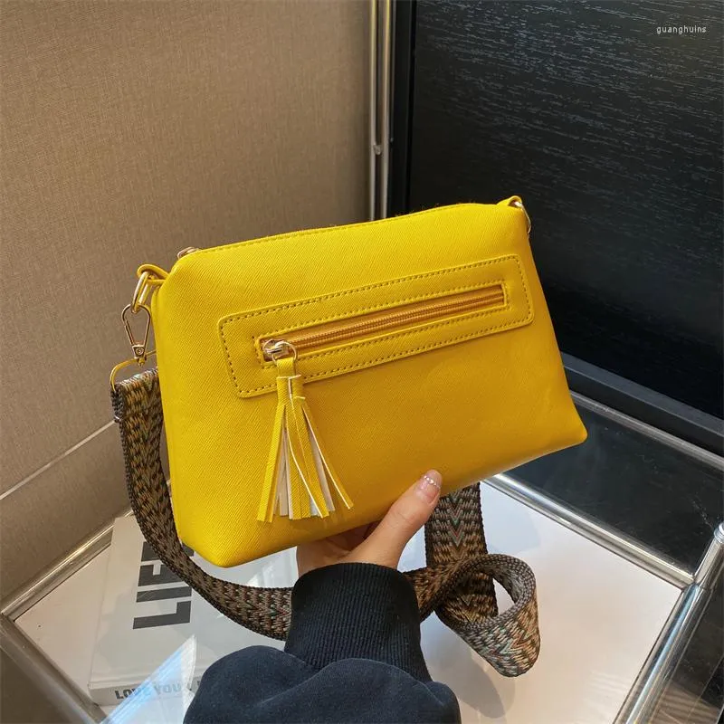 School Bags Small Crossbody For Women 2023 Summer Fashion Trend Leather Design Pillow Shoulder Handbags And Purses